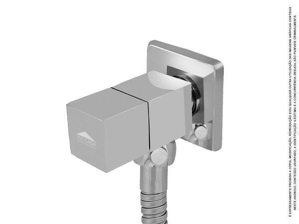 Ducha Higiênica Registro Metal Quadrada Luxo Tocsquare - 3