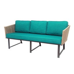 CONJUNTO DE ÁREA 01 NAMORADEIRA, 02 POLTRONAS E MESA - ELOA - 4