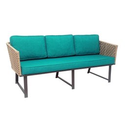 CONJUNTO DE ÁREA 01 NAMORADEIRA, 02 POLTRONAS E MESA - ELOA - 3