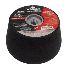 Rebolo Copo Cônico 4 Pol. Granito - Porcelanato G36 Worker - 1