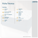 Ver imagem 4 de Colchão Casal Santiago Molas Ensacadas Pillow Paparazzi 138x188x38cm - Macio