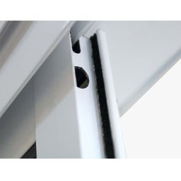 Janela de Alumínio Branco Vitro de Correr 2 Folhas com Grade Cmc Modular - 1.20 (l) X 1.00 (a) - 2