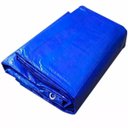 Ver imagem 1 de Lona Plástica Azul Reforçada 5x1,5 M com Argolas 350 Micras