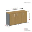 Ver imagem 4 de Armário para Escritório 3 Portas Credenza