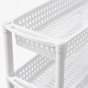 Ver imagem 2 de Kit 2 Fruteiras Organizadora Fr-15 Estante 4 Andares Multiuso Cozinha Branco Yeet