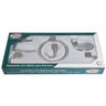Kit Acessórios para Banheiro 5 Peças Quadrado Lótus Japi - 2