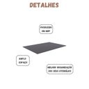 Ver imagem 3 de Tampo para Balcão 100 Cm Cinza Ajl