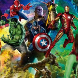 Papel De Parede Adesivo Infantil Vingadores Ultimato 1x1 - 2