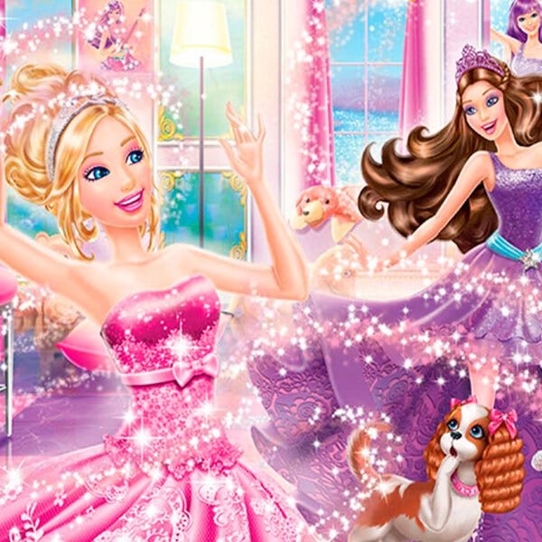 Papel De Parede Adesivo, Infantil Barbie - 2