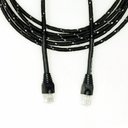 Ver imagem 2 de Cabo de Rede Cat5e Revestido Tecido Preto/prata Copperlan 10 Metros