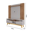 Ver imagem 4 de Home Painel Atalaia Tv até 75 Cinamomo/off-white