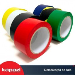 Fita Demarcação De Solo Adesiva 50Mm X 30 Metros - Zebrada - 3