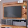 Estante para TV Até 70 Polegadas Campeche 1 Porta 1 Gaveta Freijó/Cinza Fosco - Colibri - 1
