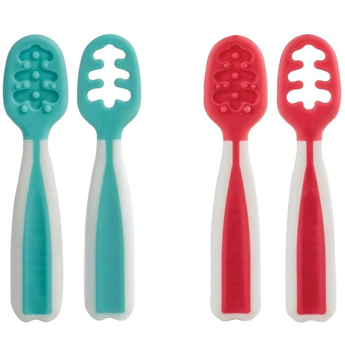 Kit 2 Colheres de Treinamento Introdução Alimentar para Bebê 6 Meses ...