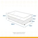 Ver imagem 4 de Cama Box com Colchão de Molas Ensacadas Classic Solteiro 78cm
