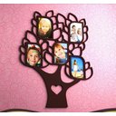 Ver imagem 1 de Porta Retrato de Parede em Mdf - Cor Preta