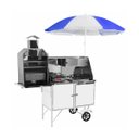 Ver imagem 1 de Carrinho Churrasco Cachorro Quente e Lanche com Guarda Sol Cefaz