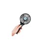 Mini Ventilador Handy Portátil Mão USB Recarregável Preto - 2