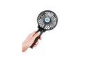 Ver imagem 2 de Mini Ventilador Handy Portátil Mão USB Recarregável Preto