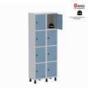 Ver imagem 5 de Roupeiro Aço Linha Light 8 Portas - GR302-8 Cinza-Azul Dali