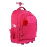 Kit Mochila Feminina Rodinhas Notebook Impermeável Rosa - 3