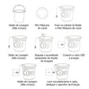 Ver imagem 3 de Mini Maquina Lava Roupas No Balde Usb Portátil