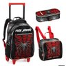 Kit Mochila Rodinhas Infantil Menino Dark Spider Denlex - 1