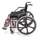 Ver imagem 2 de Cadeira de Rodas Elite Plus 52cm 130kg Pneu Antifuro Prolife
