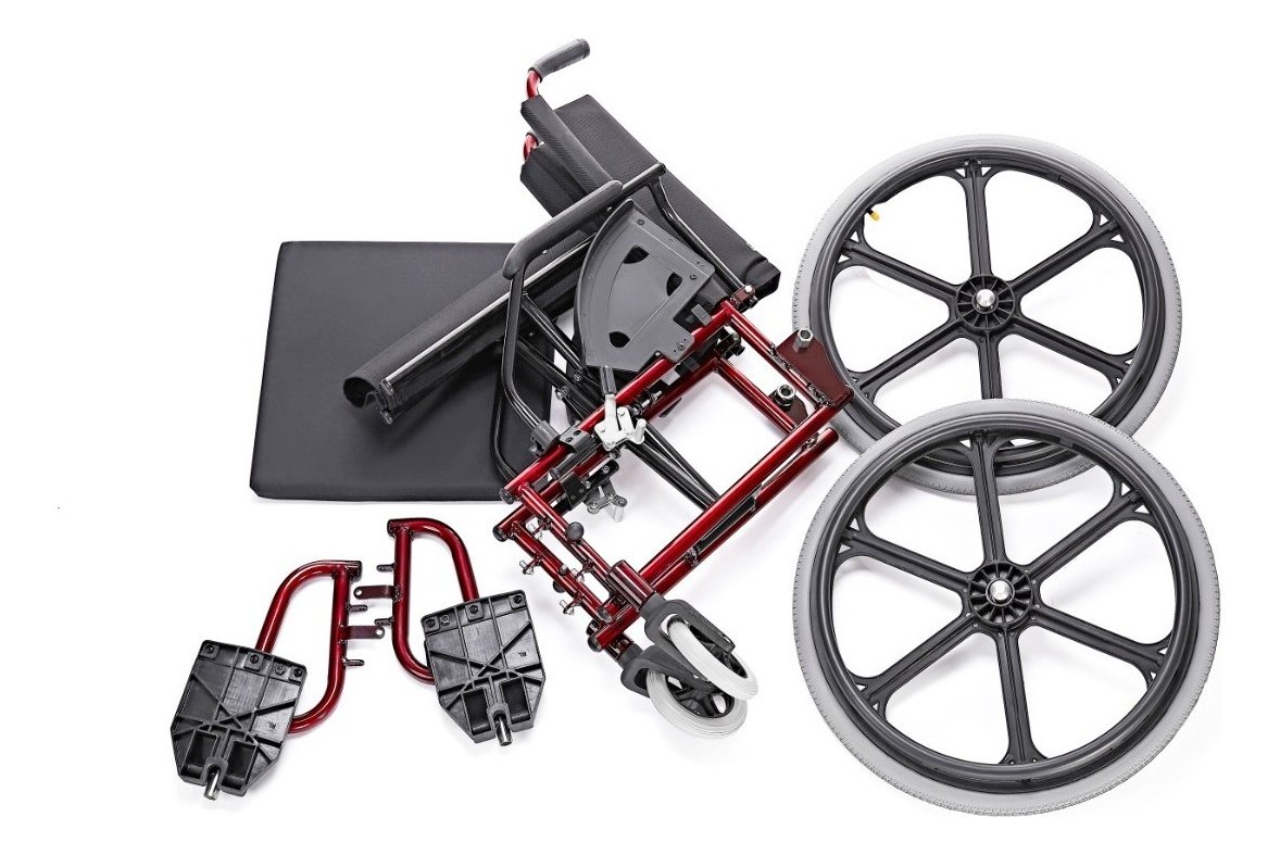 Cadeira de Rodas Elite Plus 52cm 130kg Pneu Antifuro Prolife - 3