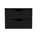 Ver imagem 5 de Mesa de Cabeceira Suspensa Multivisão Flow Gaveteiro Suspenso Aereo 2 Gavetas:preto