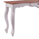 Ver imagem 3 de Aparador de Sala 116cm com Pés Luis XV e 1 Gaveta 70810 Linz Móveis - Off White/Imbuia