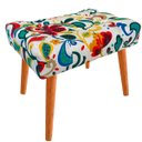 Ver imagem 1 de Puff Capitonê Luxo em Jacquard