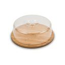 Ver imagem 1 de Boleira Porta Bolo de Bambu com Tampa de Acrílico