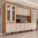 Ver imagem 1 de Cozinha Praga Modulada Composta por 06 Módulos 100% MDF com Paneleiros e Balcões