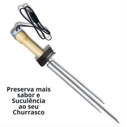 Espeto Eletrico Giratório Churrasco Grill 127 - 5