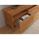 Ver imagem 4 de Rack Elegance com Painel Marrocos para Tv até 75 Polegadas 1 Porta 2 Gavetas Jequitibá - Lukaliam