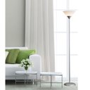 Ver imagem 4 de Luminária Chão 1,80m Pedestal Abajur Led Bivolt Pf-04 Prata