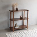 Ver imagem 2 de Estante Laguna 3 Prateleiras 90cm Castanho