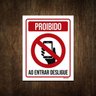 Placa Sinalização Proibido Celular Entrar Desligue 36x46 - 1