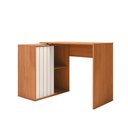 Ver imagem 4 de Escrivaninha Mesa Computador 140cm Tamires Freijó/off White C01 - D’Rossi