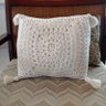 Almofada quadrada de Crochê Estilo Boho - 1