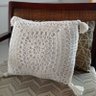 Almofada quadrada de Crochê Estilo Boho - 2