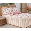 Ver imagem 2 de Kit Colcha Sinara Casal Queen Salmão 4 Peças - Bordados Ricardo 1846