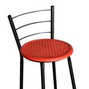 Ver imagem 2 de Banqueta Alta para Cozinha Ratan Preta Cristal