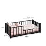Cama Juvenil Ferro Montissoriana Estrado100% Aço - Preto - 15