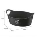 Ver imagem 3 de Cesto para Batata Frita Preto 28x12cm Restaurante Bar Lancheria Plus m Uz Utilidades