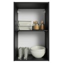 Ver imagem 5 de Armário Aéreo 40 Cm 1 Porta Preto Nice Madesa