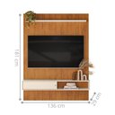 Ver imagem 2 de Painel Home Triunfo Decorativo Off White Canela Moderno