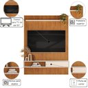Ver imagem 4 de Painel Home Triunfo Decorativo Off White Canela Moderno