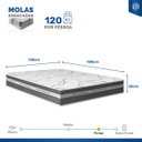 Ver imagem 2 de Cama Box com Colchão de Molas Ensacadas Luve Casal 138cm